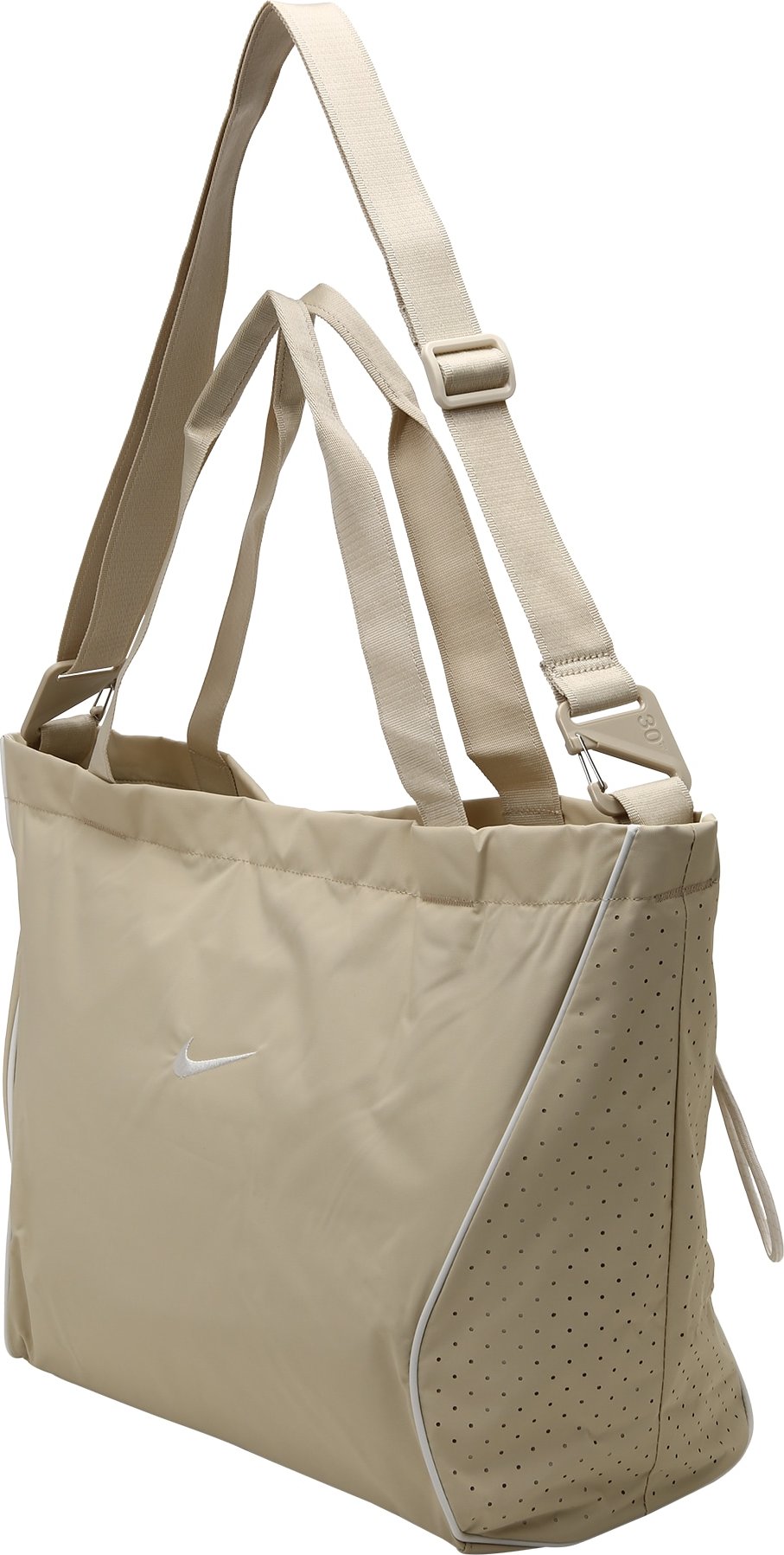Nike Sportswear Nákupní taška světle hnědá / bílá