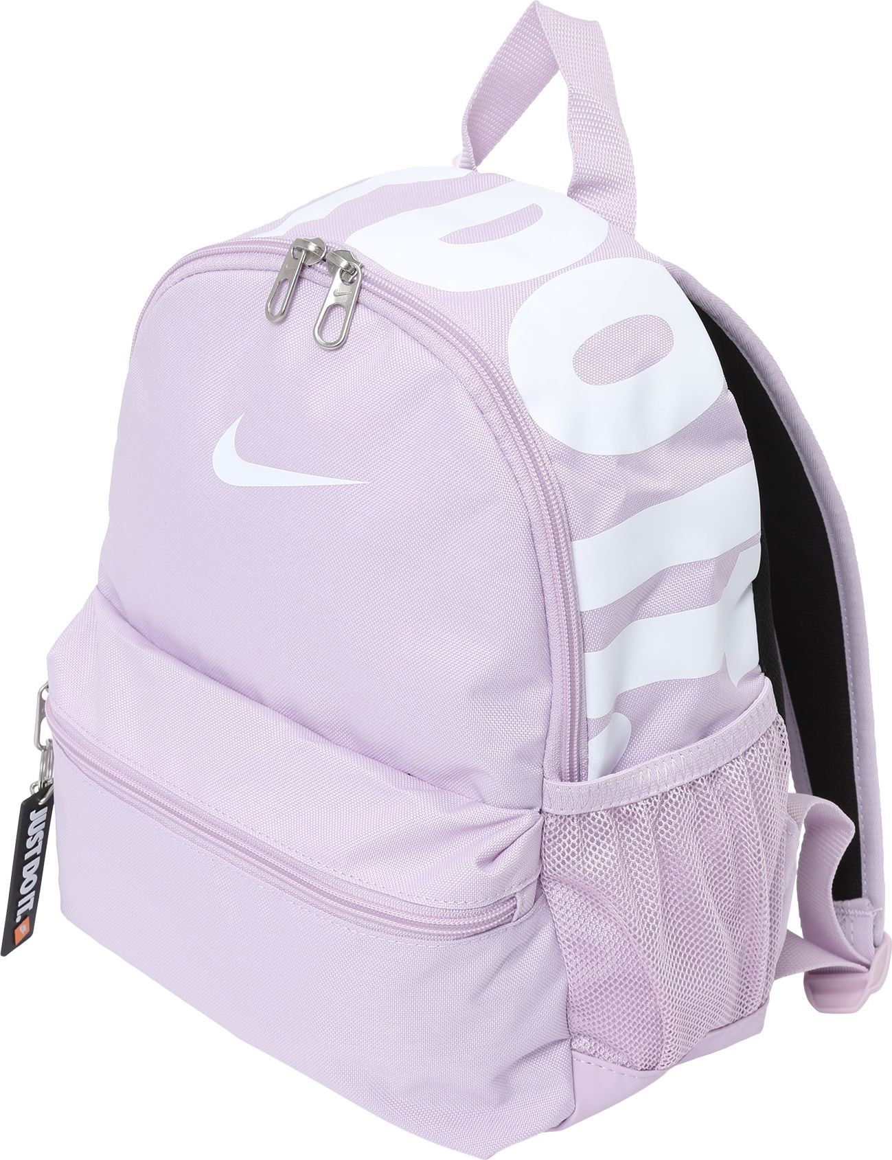 Nike Sportswear Batoh 'Brasilia' pastelová fialová / bílá / černá