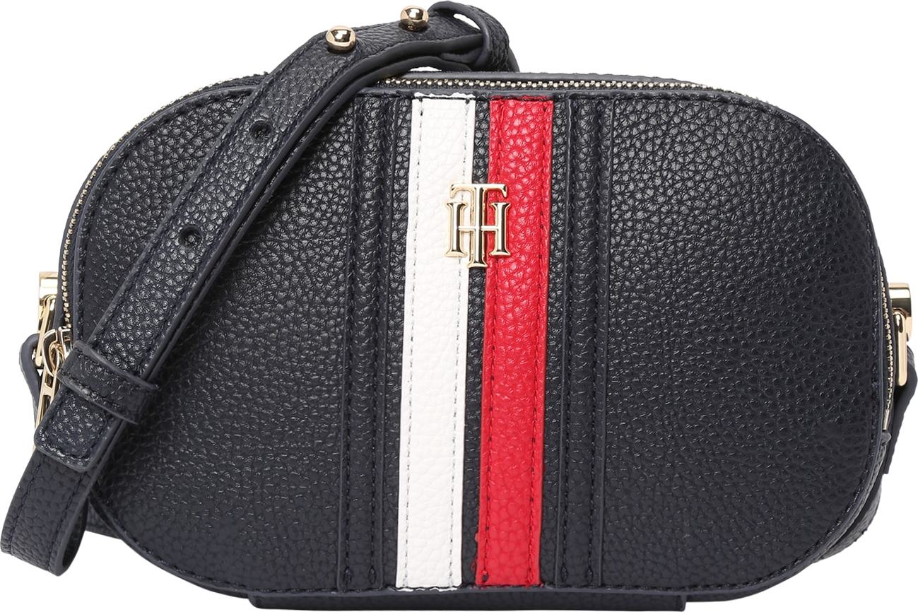 TOMMY HILFIGER Taška přes rameno námořnická modř / bílá / grenadina