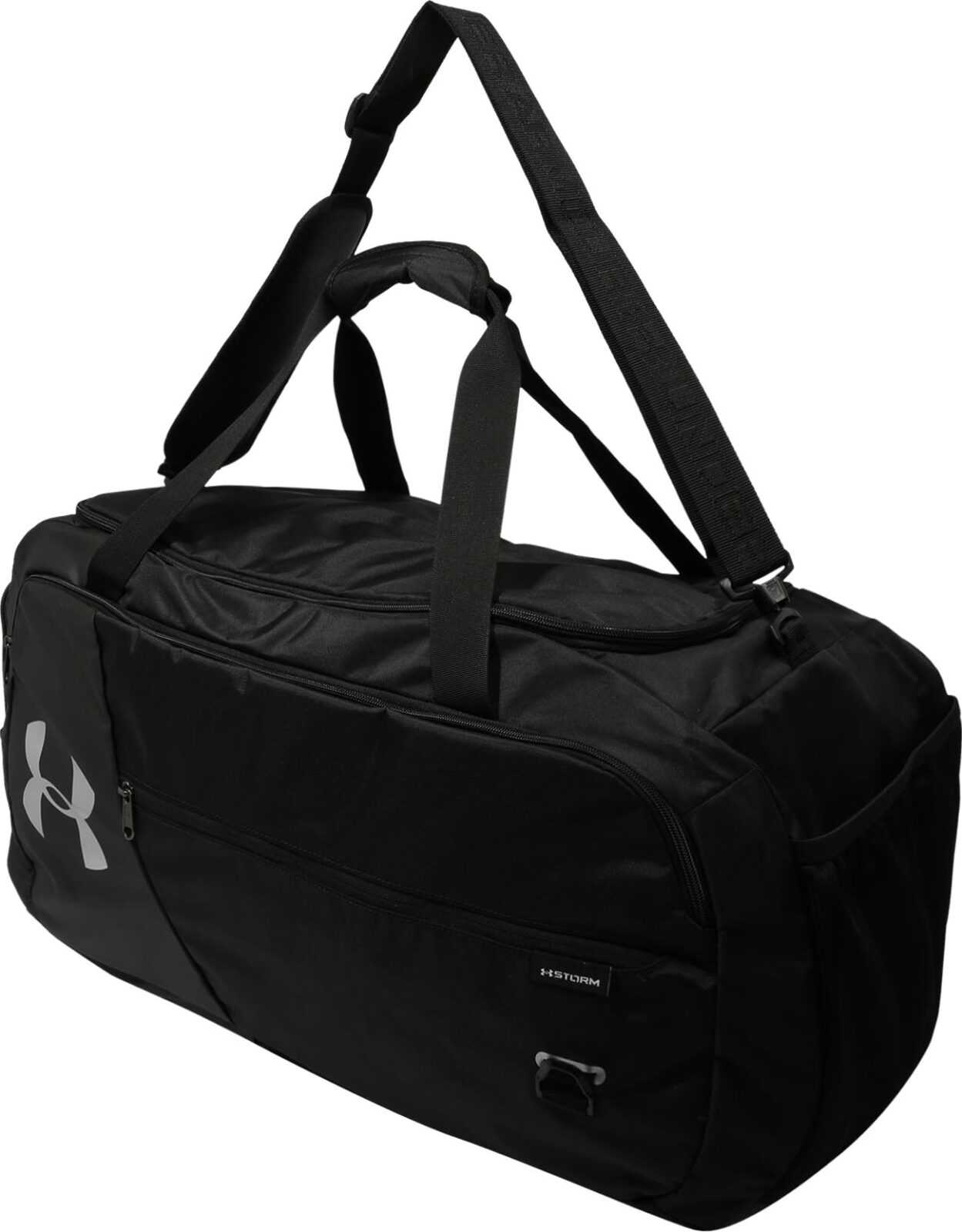 UNDER ARMOUR Sportovní taška 'Undeniable 4.0' černá / stříbrná