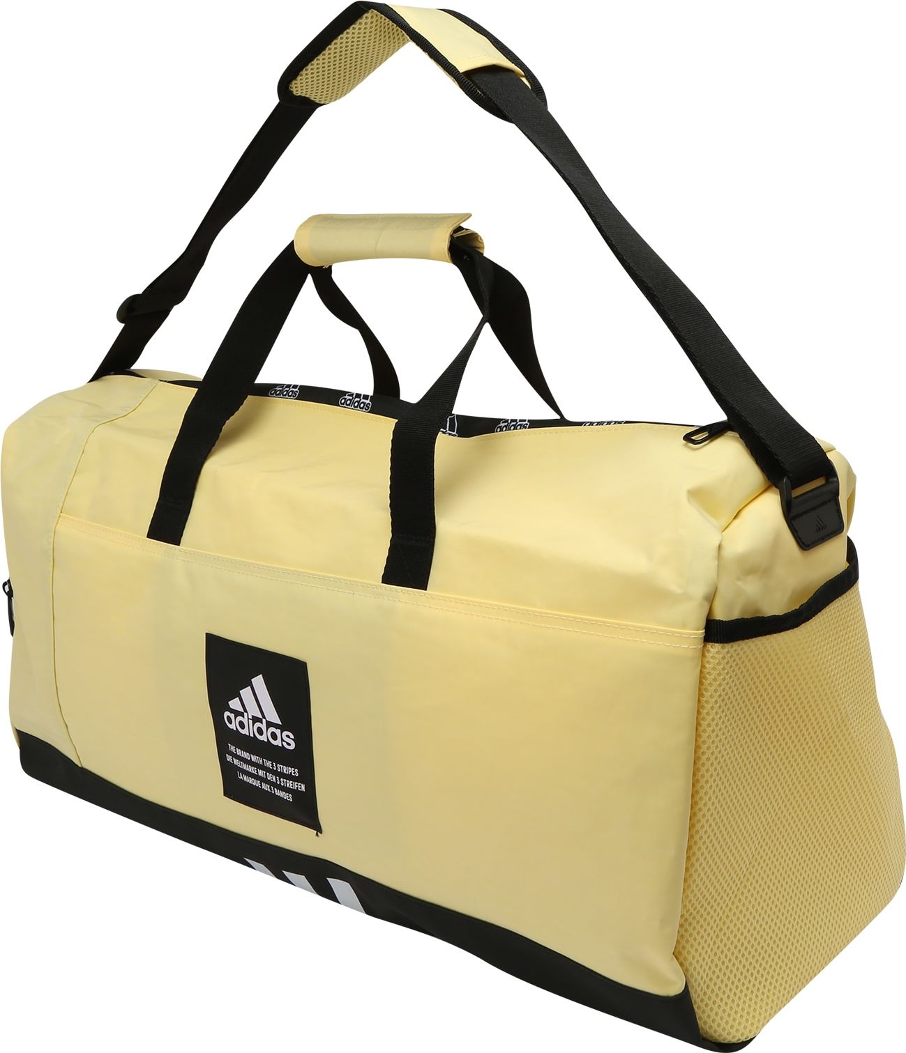 ADIDAS PERFORMANCE Sportovní taška pastelově žlutá / černá / bílá