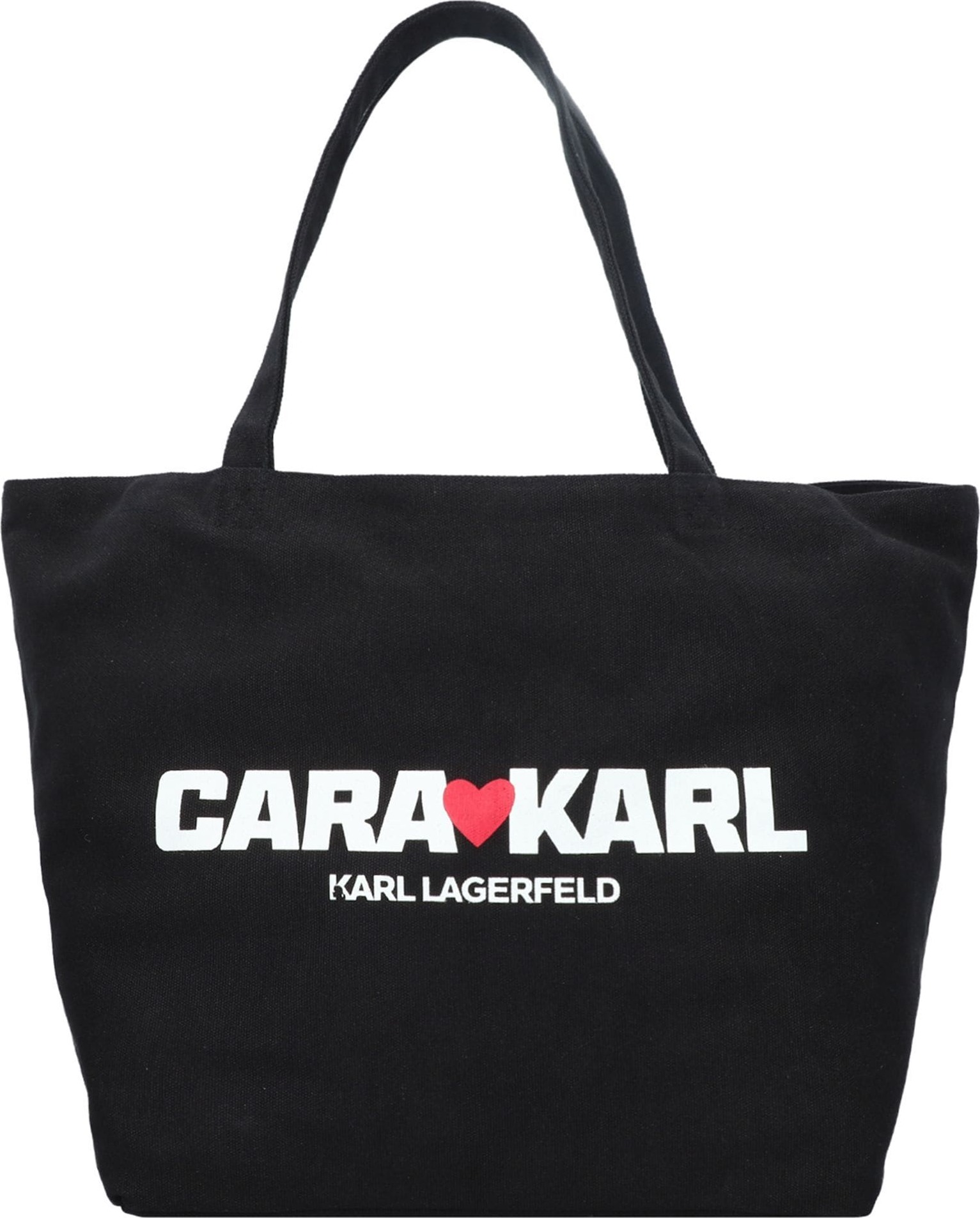 KARL LAGERFELD x CARA DELEVINGNE Nákupní taška červená / černá / bílá