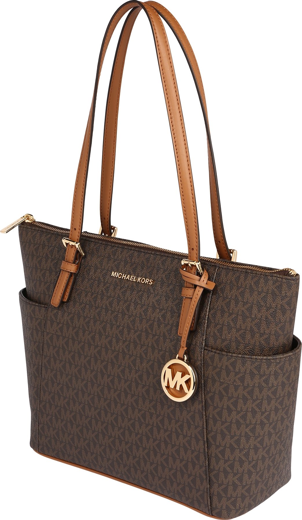 MICHAEL Michael Kors Nákupní taška hnědá / tmavě hnědá