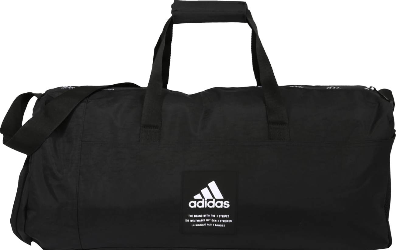 ADIDAS PERFORMANCE Sportovní taška černá / bílá