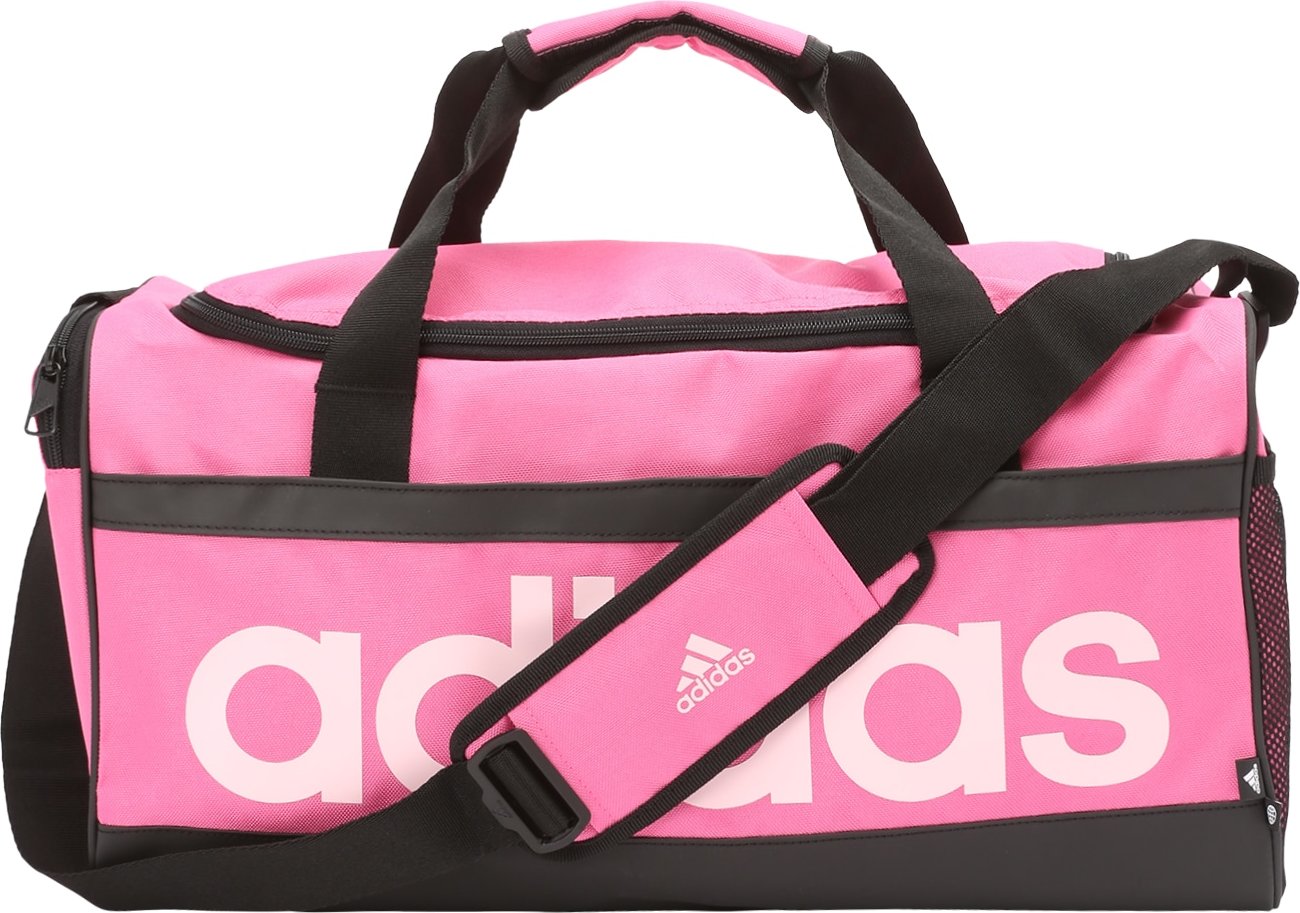 ADIDAS PERFORMANCE Sportovní taška pink / černá / bílá