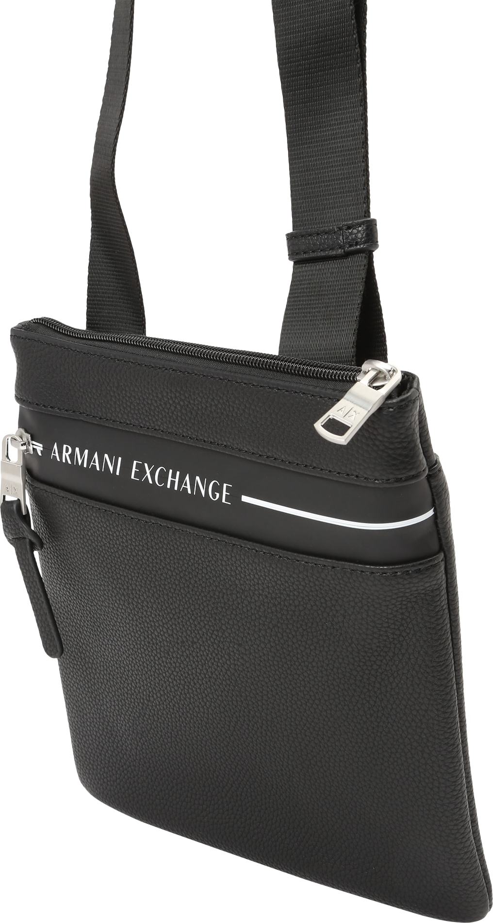 ARMANI EXCHANGE Messenger černá / bílá