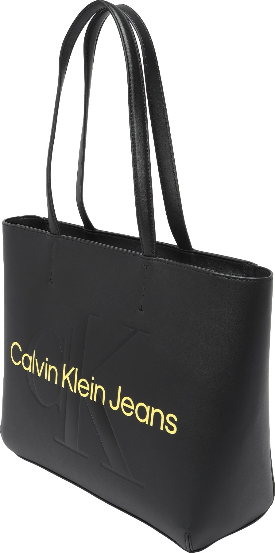 Calvin Klein Jeans Nákupní taška žlutá / černá