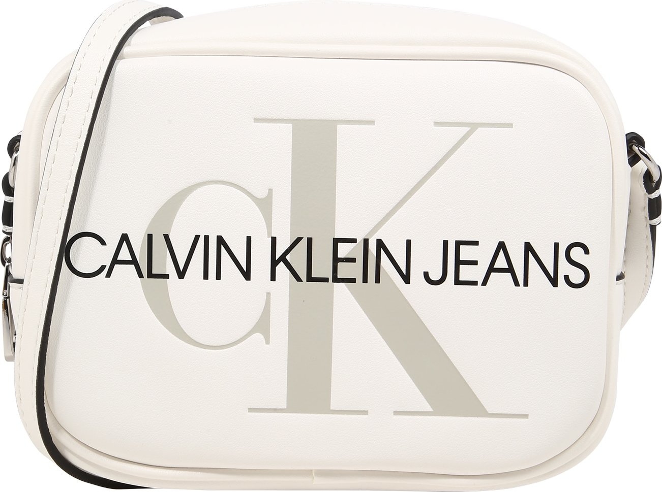 Calvin Klein Jeans Taška přes rameno světle šedá / černá / offwhite