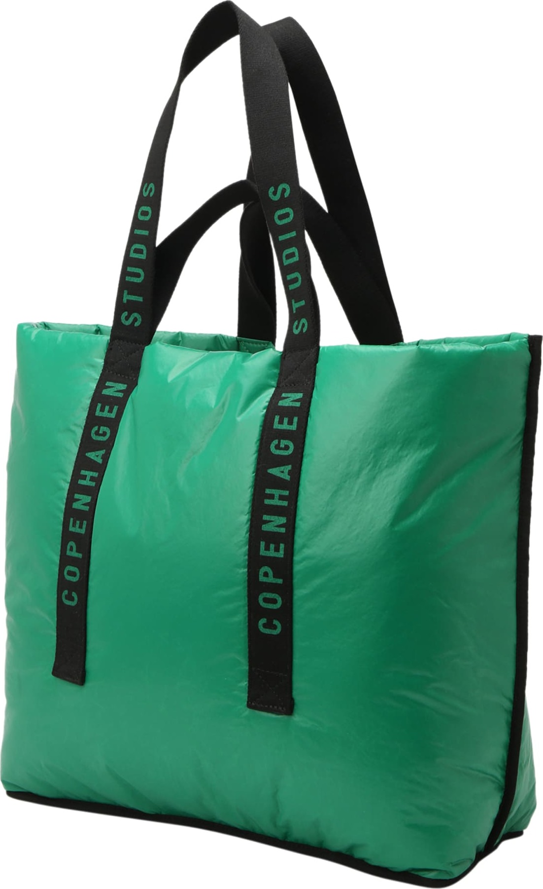 Copenhagen Nákupní taška smaragdová / černá