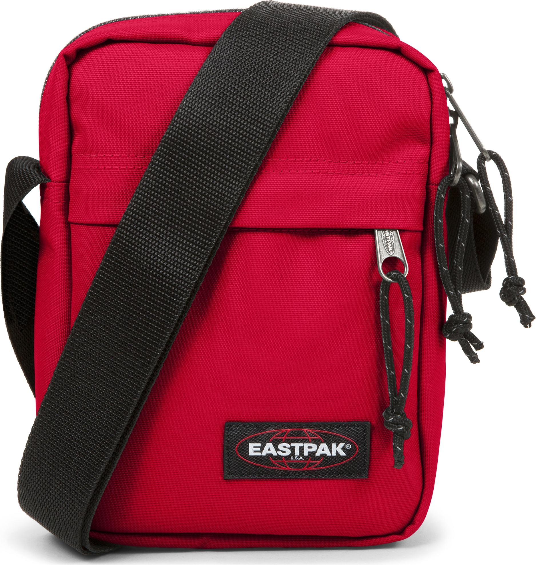 EASTPAK Taška přes rameno 'The One' červená / černá / bílá