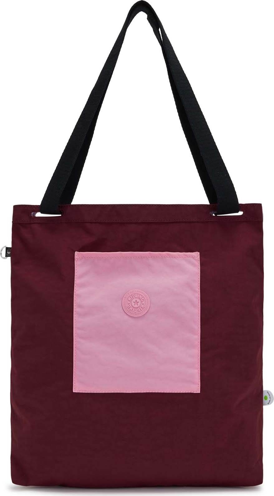 KIPLING Nákupní taška 'ANNAS' pink / bordó / černá