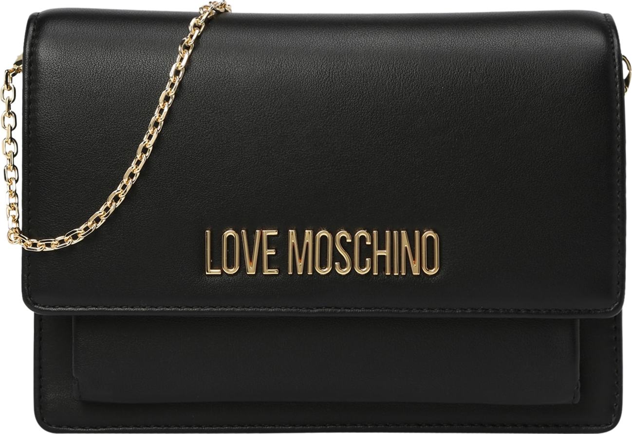 Love Moschino Taška přes rameno zlatá / černá