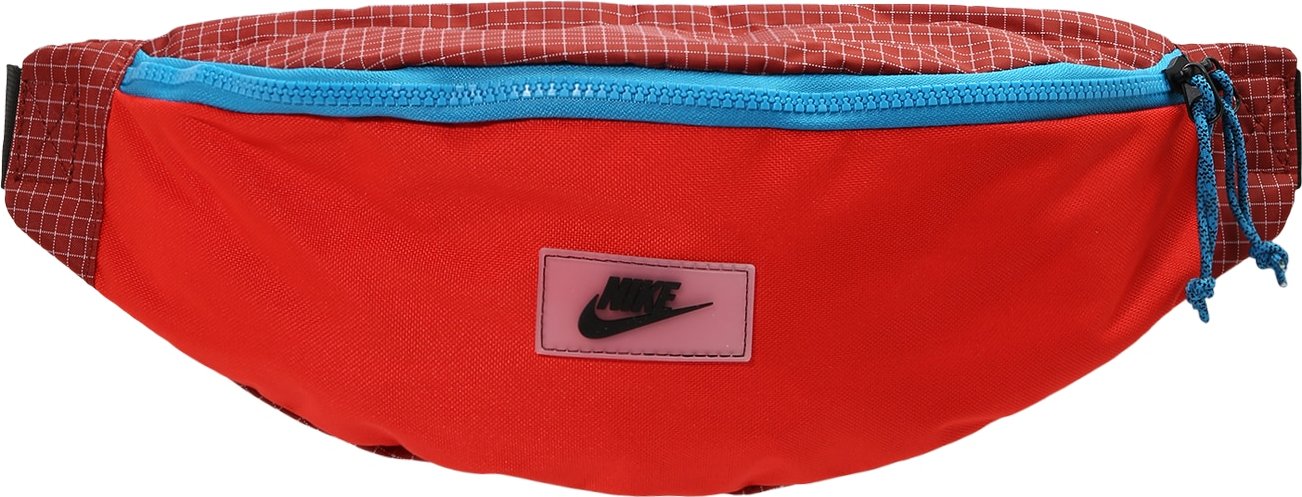 Nike Sportswear Ledvinka modrá / červená / bílá