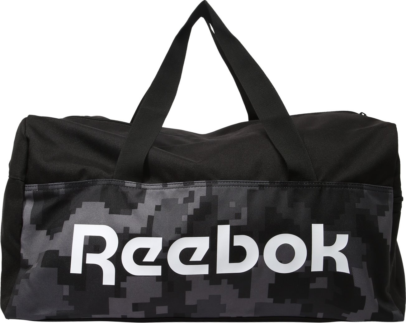 Reebok Sport Sportovní taška šedá / černá / bílá