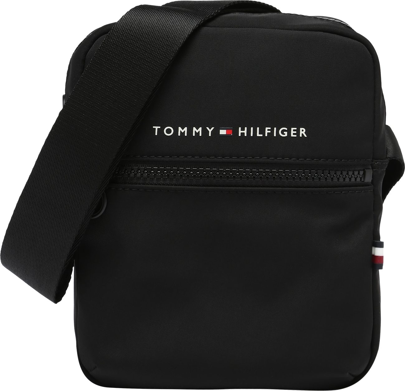 TOMMY HILFIGER Taška přes rameno červená / černá / bílá