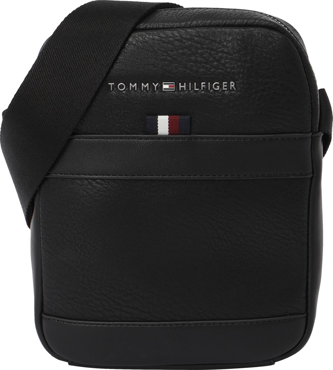 TOMMY HILFIGER Taška přes rameno námořnická modř / vínově červená / černá / bílá