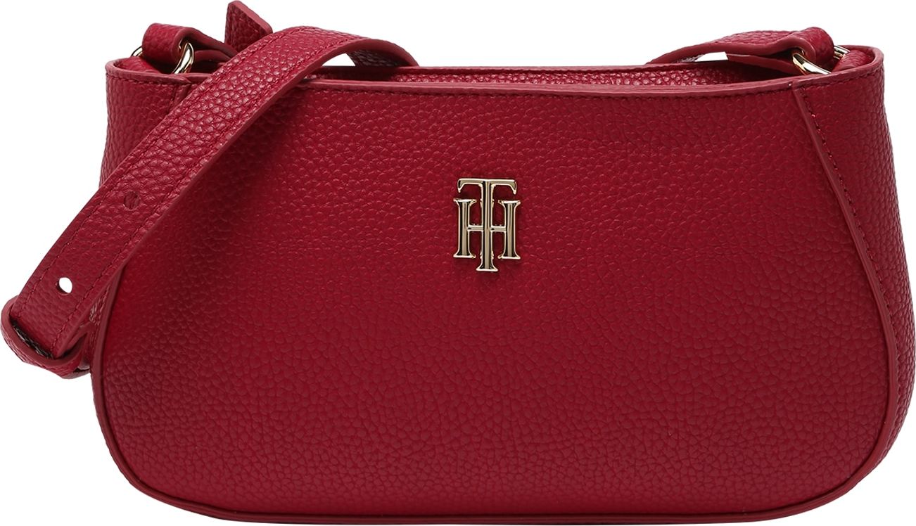 TOMMY HILFIGER Taška přes rameno purpurová