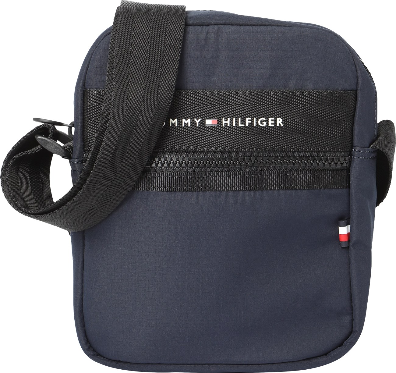 TOMMY HILFIGER Taška přes rameno tmavě modrá / červená / černá / bílá