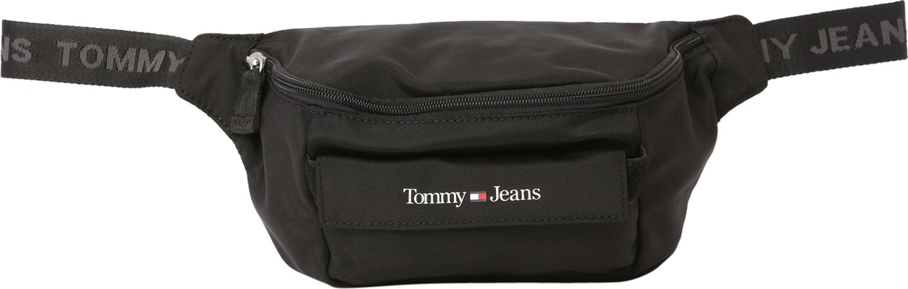Tommy Jeans Ledvinka černá / bílá