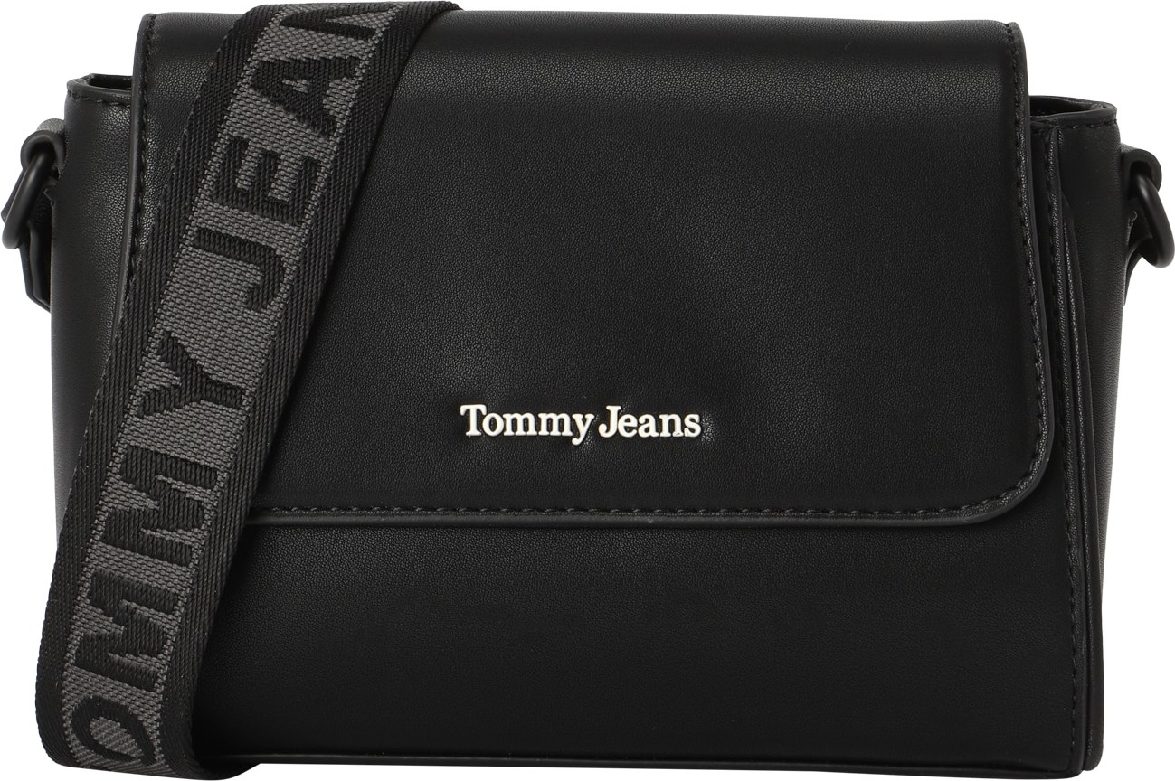 Tommy Jeans Taška přes rameno šedá / černá / bílá