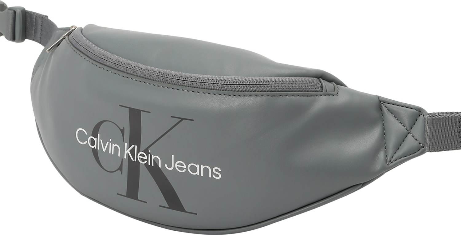 Calvin Klein Jeans Ledvinka šedá / černá / bílá