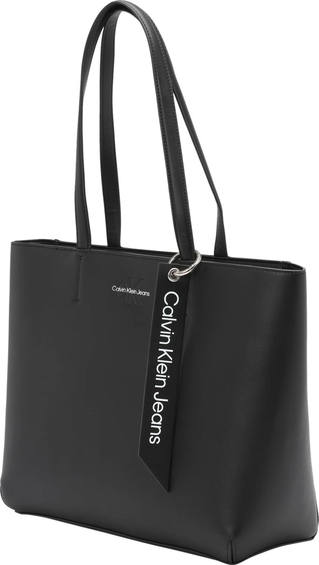 Calvin Klein Jeans Nákupní taška černá / bílá