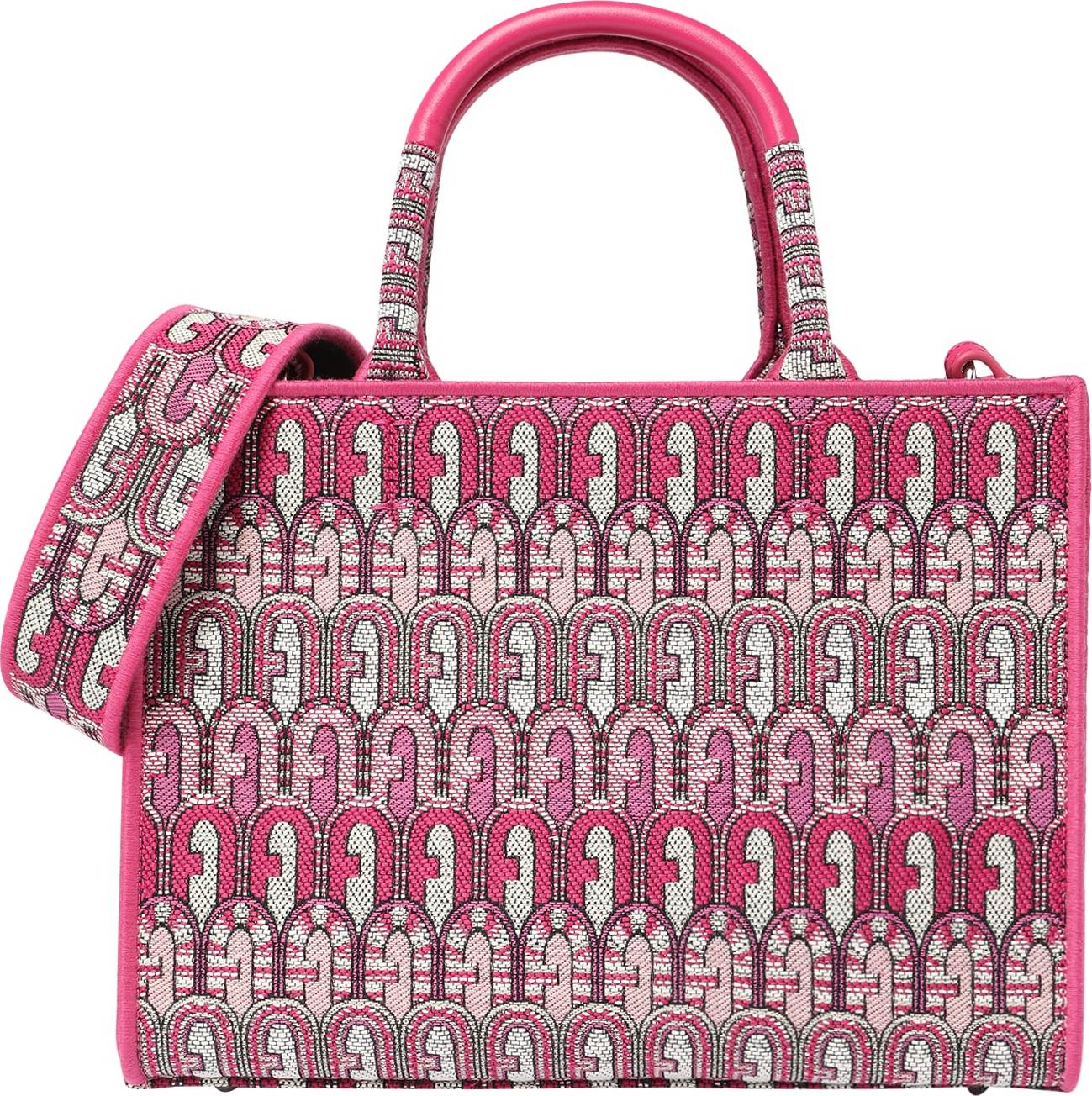 FURLA Kabelka 'Opportuity' pink / fuchsiová / růžová / bílá