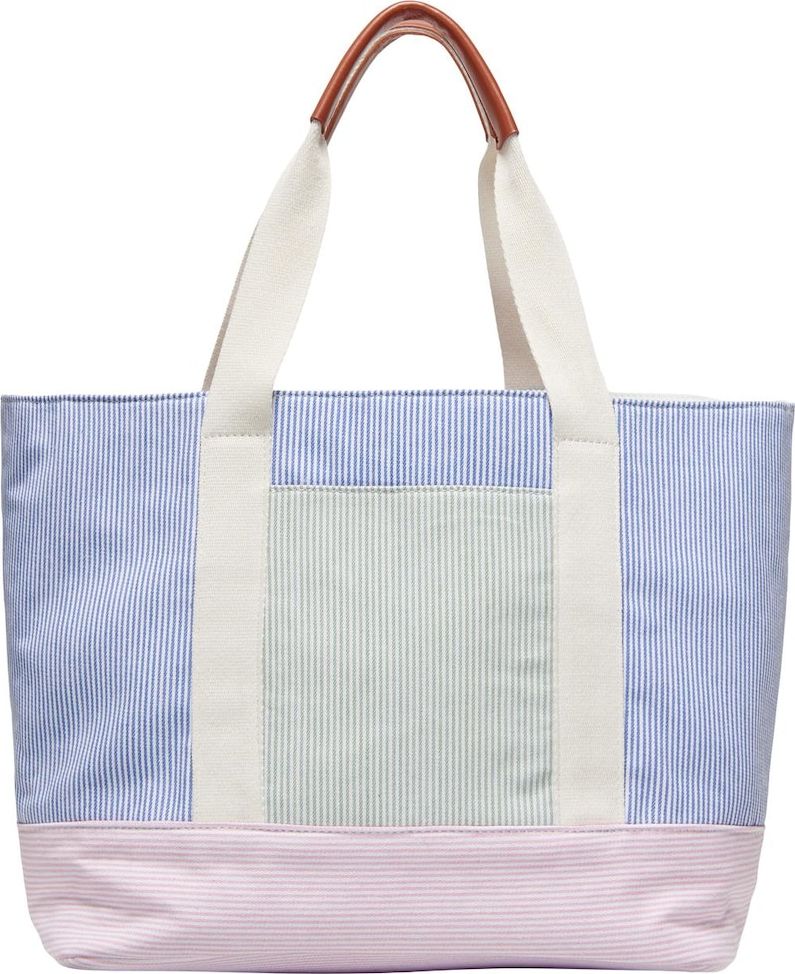 ONLY Nákupní taška 'TIANA' modrá / mátová / světle růžová / offwhite