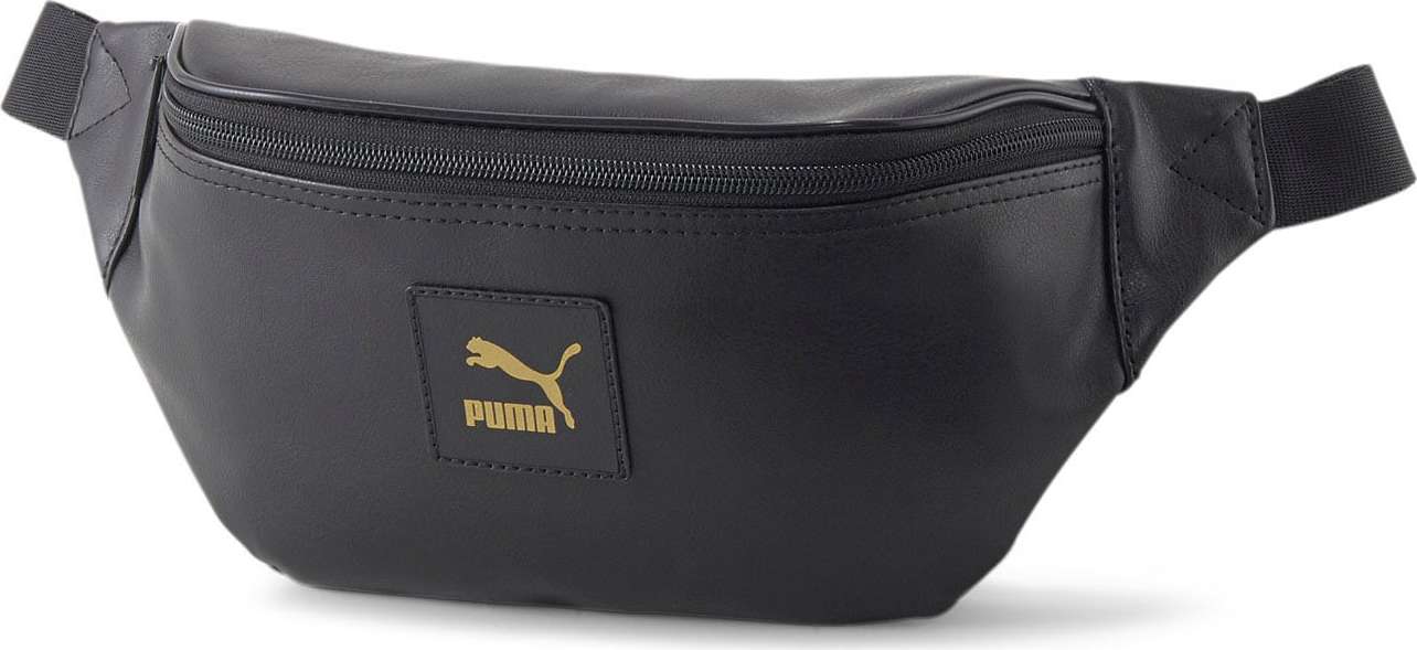 PUMA Ledvinka 'Classics Elevated PU Waist Bag' žlutá / černá