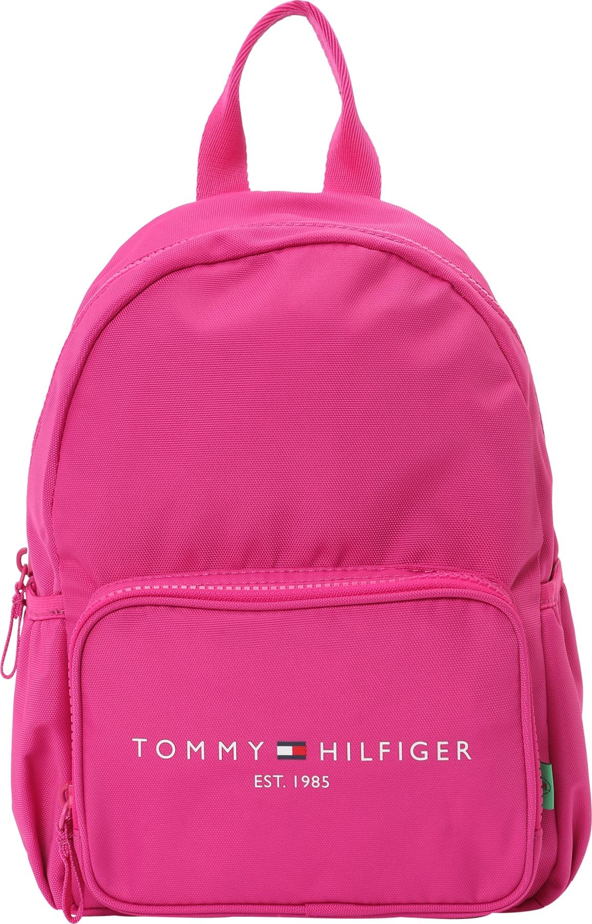 TOMMY HILFIGER Batoh námořnická modř / pink / bílá