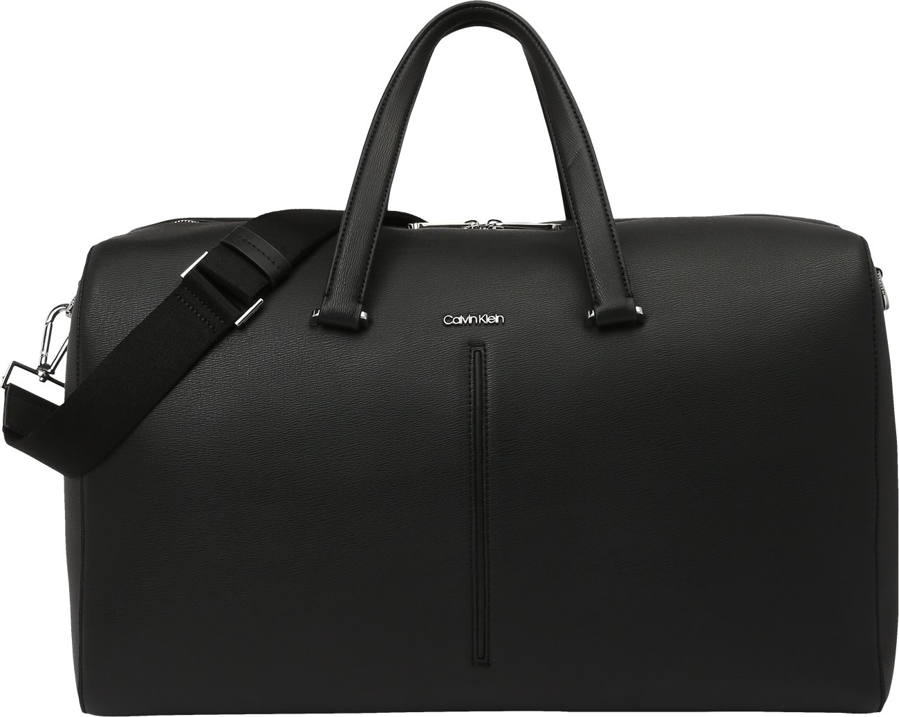 Calvin Klein Taška Weekender černá / stříbrná