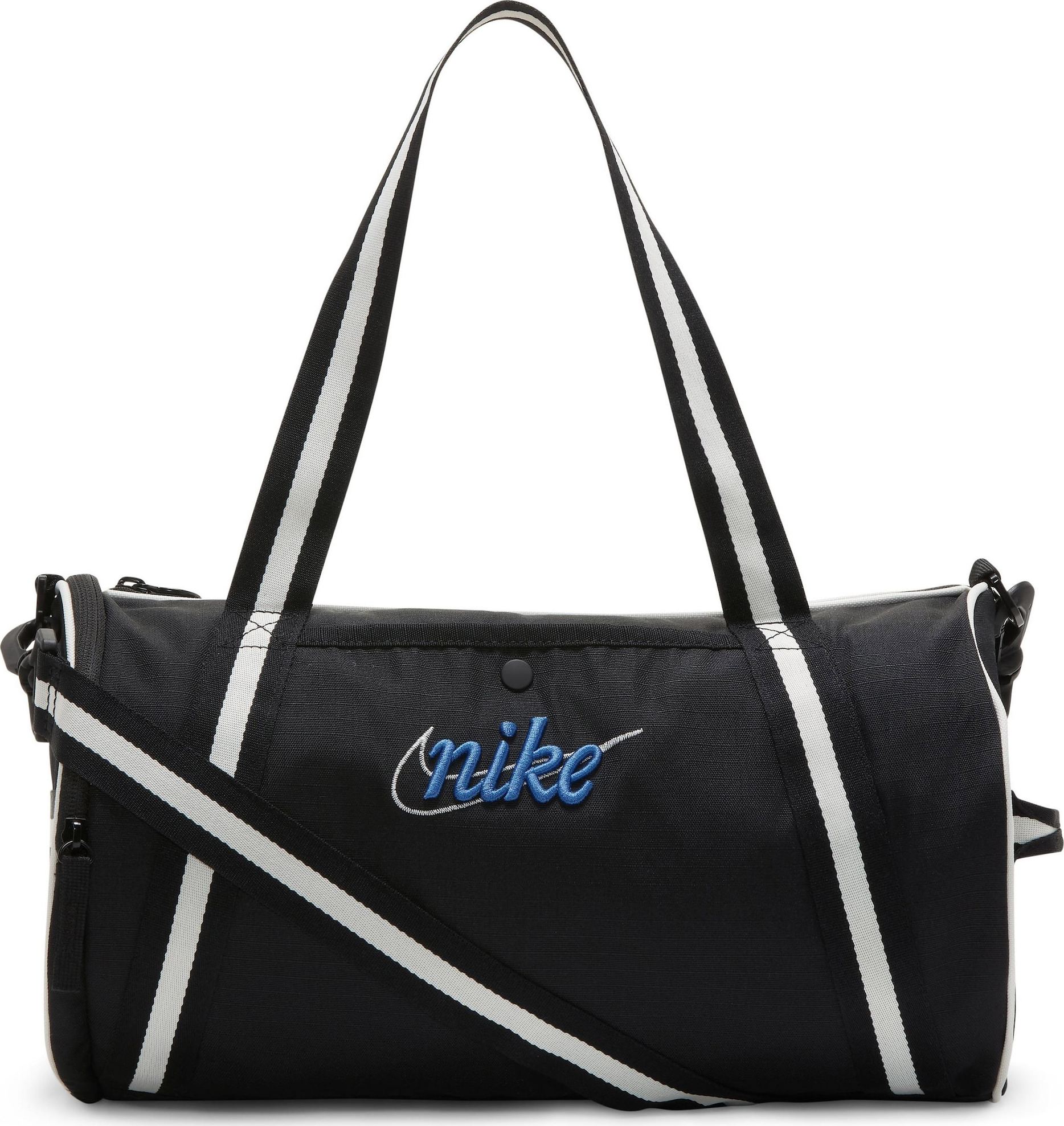 Nike Sportswear Sportovní taška 'Heritage' modrá / černá / bílá