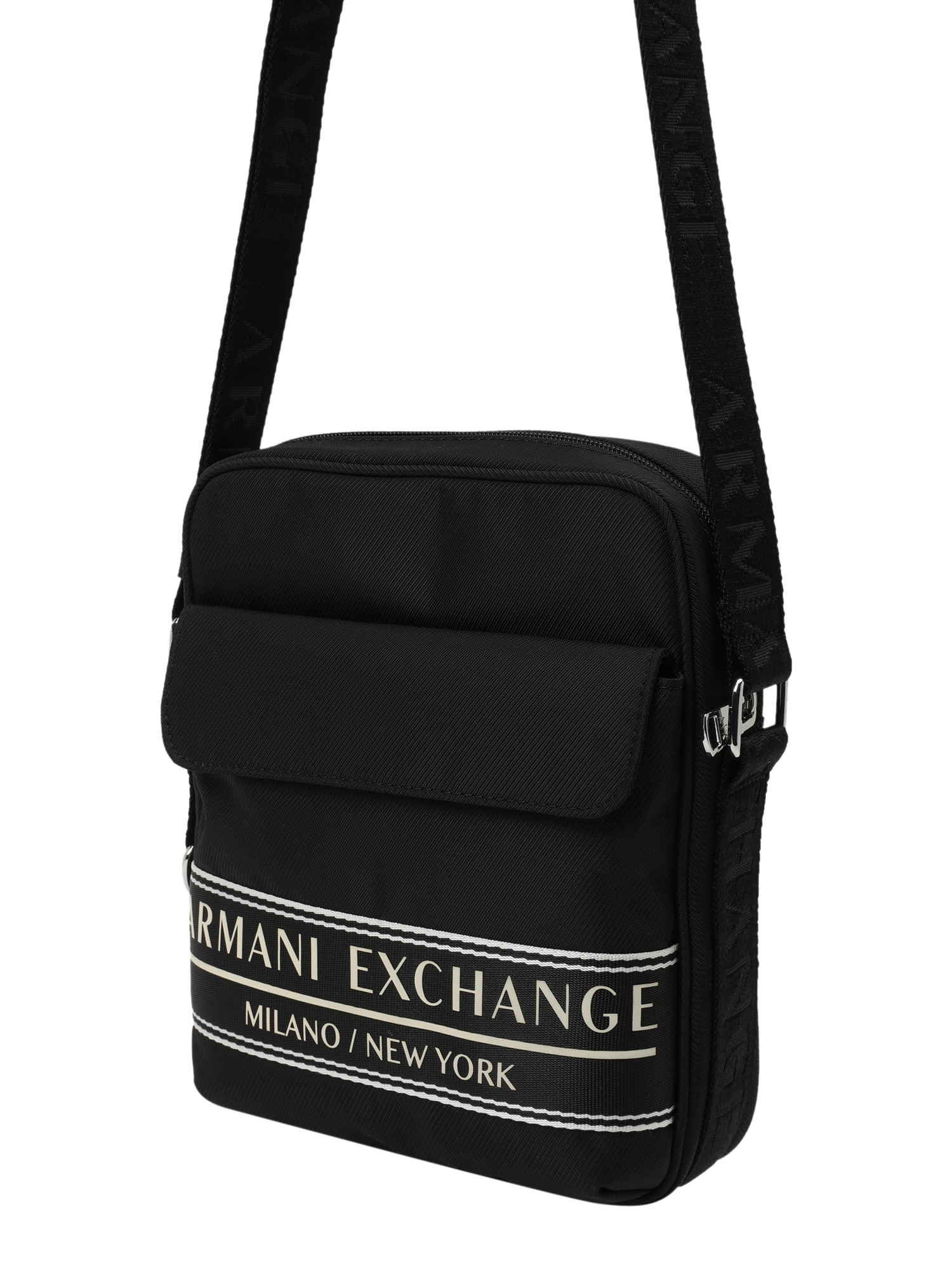 ARMANI EXCHANGE Taška přes rameno béžová / černá / bílá