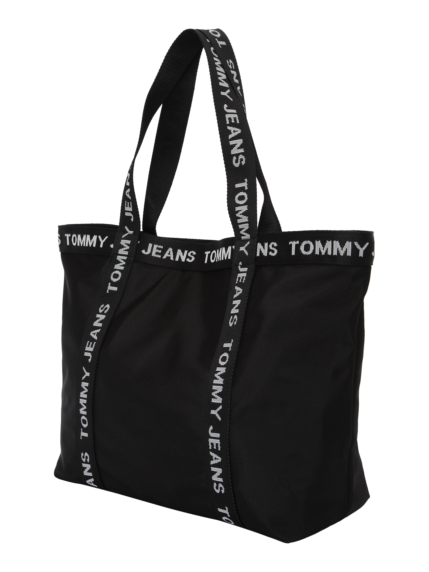 Tommy Jeans Nákupní taška světle šedá / černá
