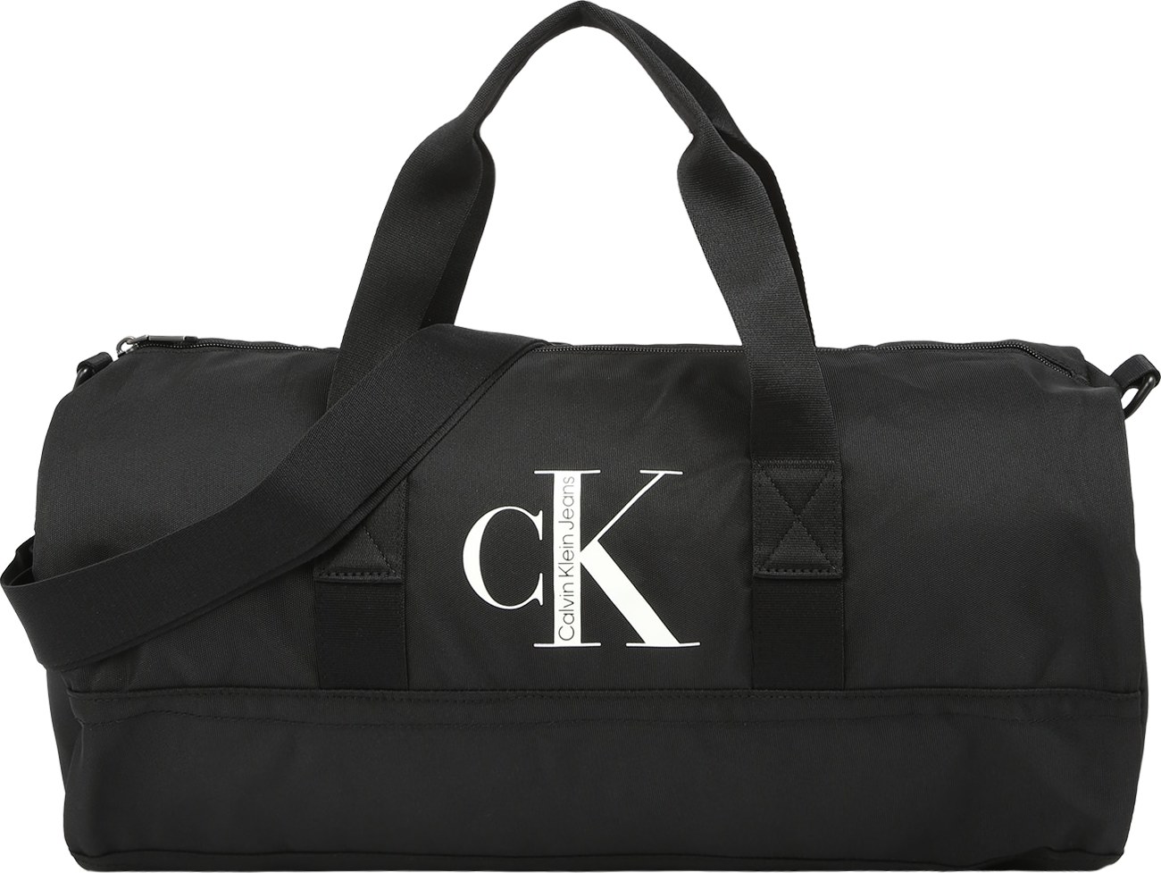 Calvin Klein Jeans Taška Weekender černá / bílá