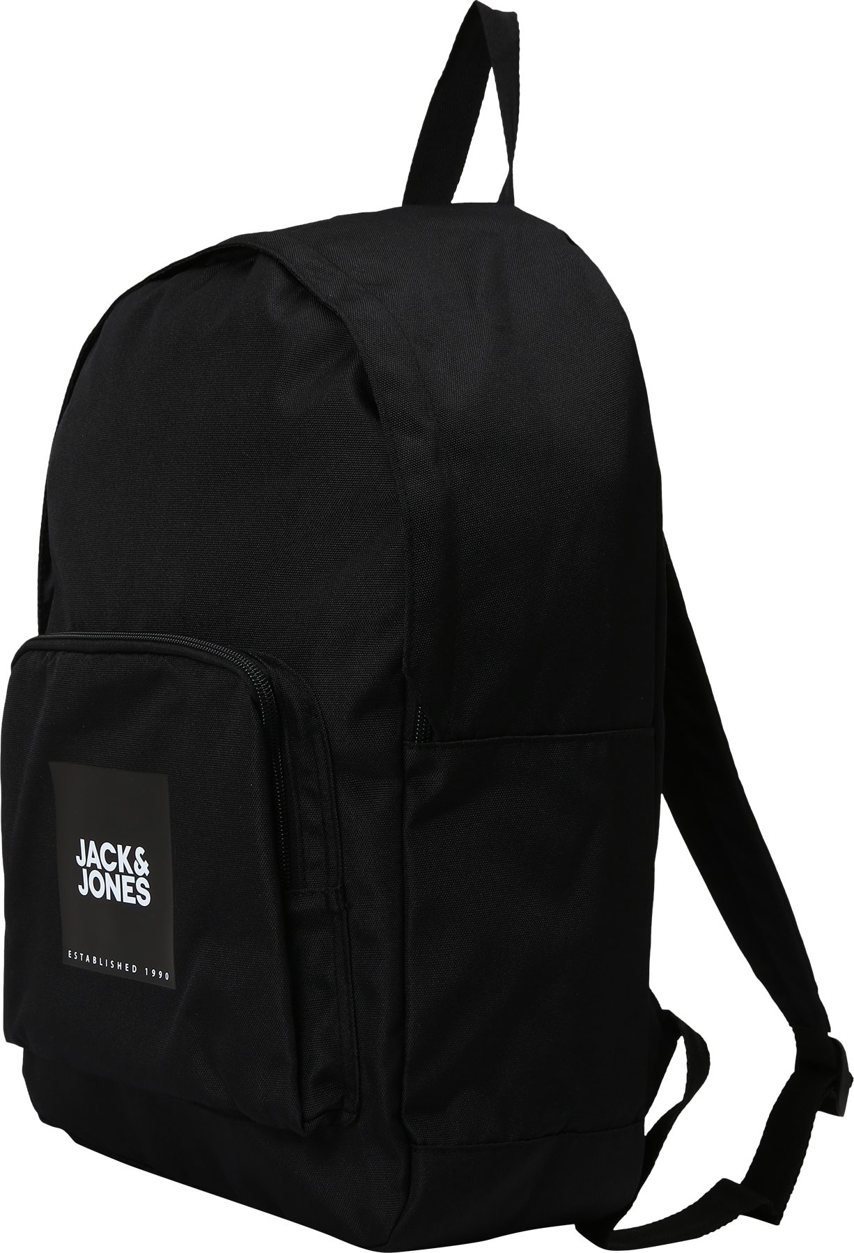 JACK & JONES Batoh 'BACK TO SCHOOL' černá / bílá