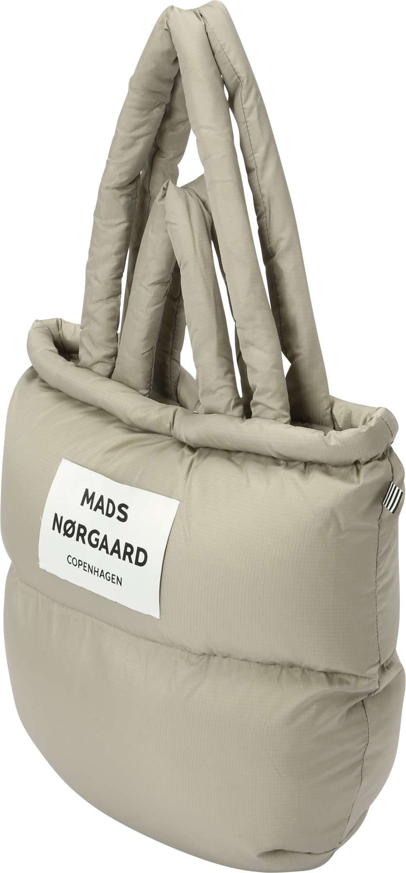 MADS NORGAARD COPENHAGEN Nákupní taška krémová / šedobéžová / černá