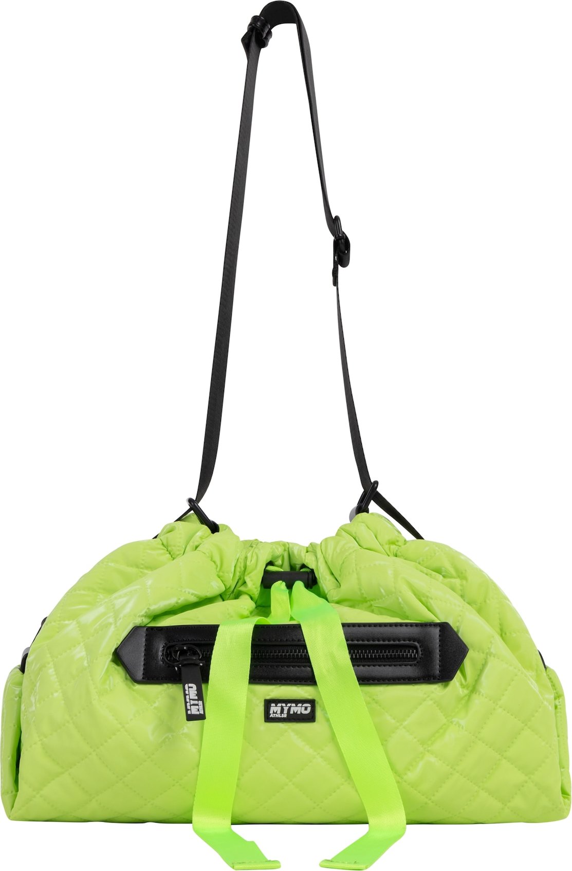 myMo ATHLSR Sportovní taška svítivě zelená / černá / bílá