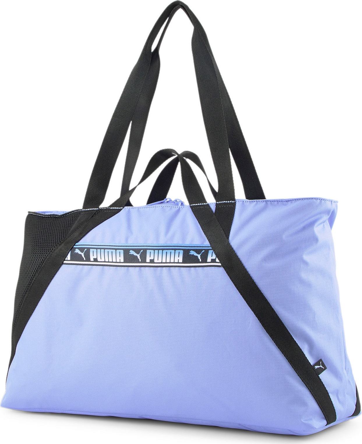 PUMA Sportovní taška fialkově modrá / černá