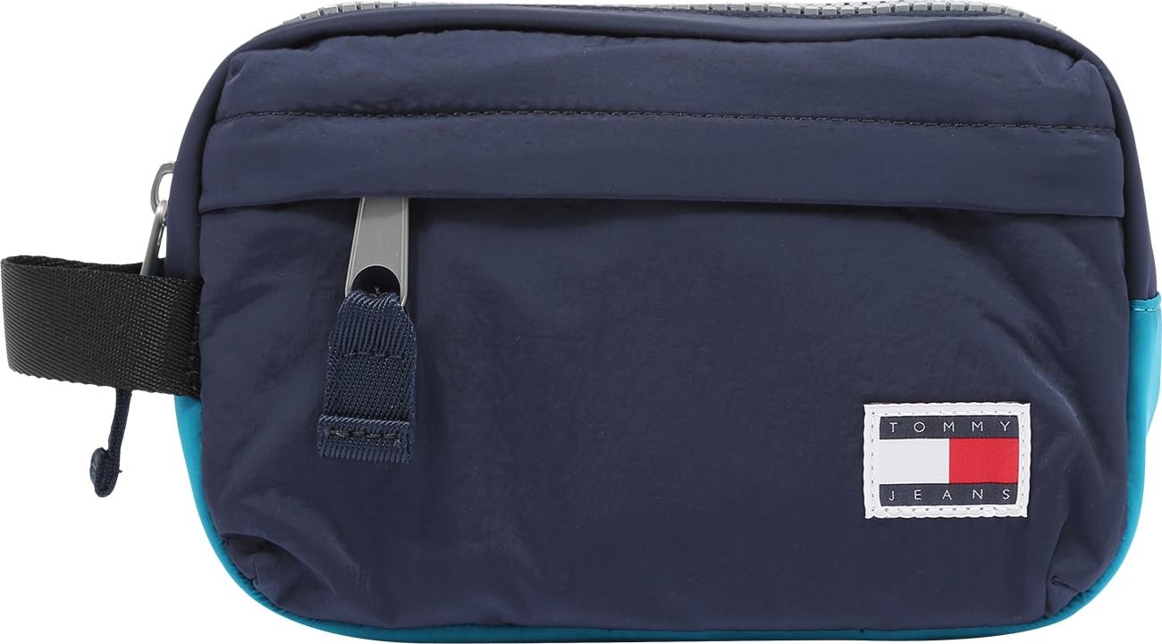Tommy Jeans Kosmetická taška 'COLLEGE' námořnická modř / svítivě modrá