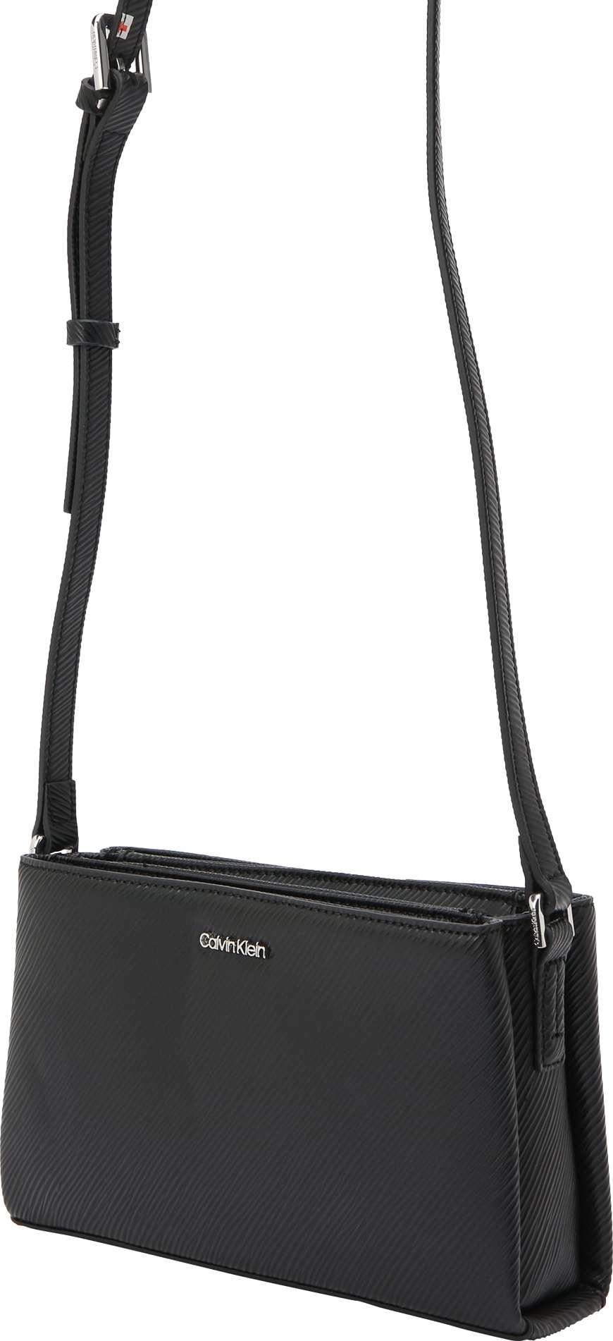 Calvin Klein Taška přes rameno 'SAFFIANO' černá