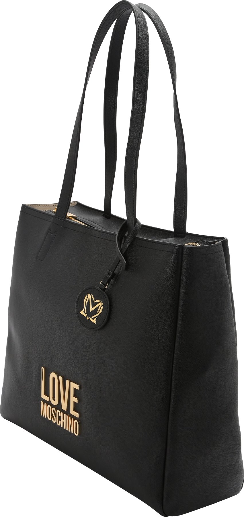 Love Moschino Nákupní taška 'LOVE LETTERING' černá