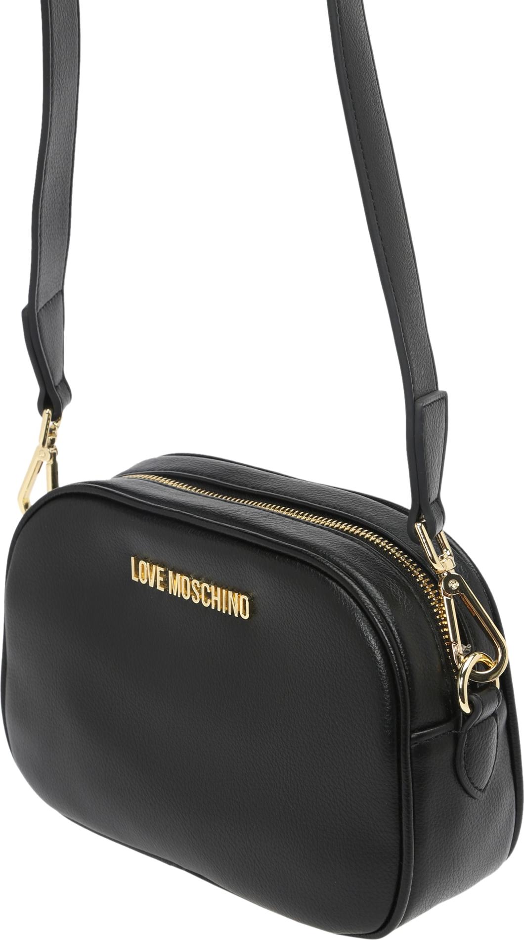 Love Moschino Taška přes rameno zlatá / černá