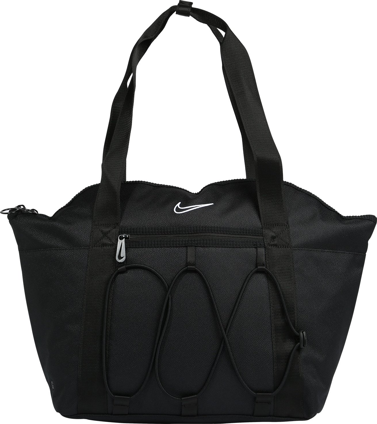 NIKE Sportovní taška černá / bílá